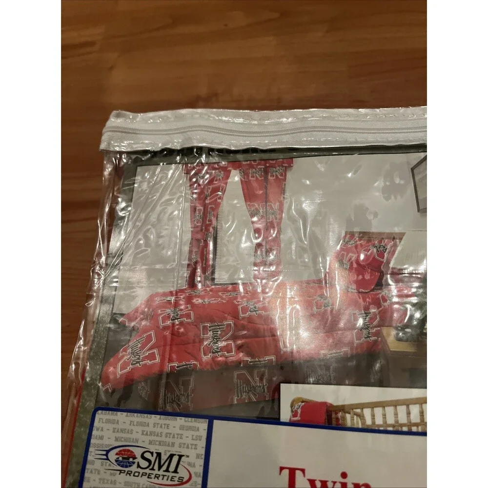 Nebraska Cornhuskers 3-Piece Twin Sheet Set Multi-Color